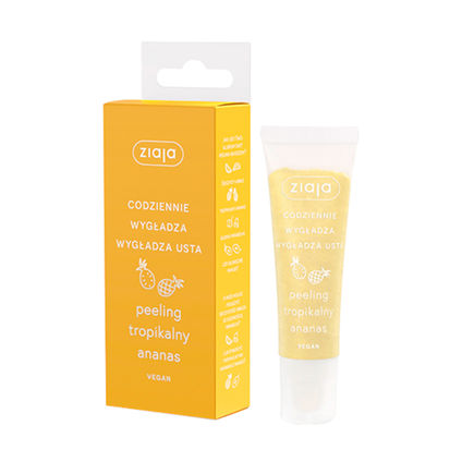 ZIAJA Ziaja, Peeling do ust tropikalny ananas, 12 ml — Składniki i ocena