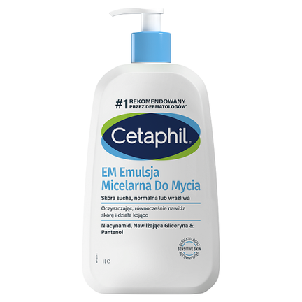 Cetaphil EM, emulsja micelarna do mycia, 1000 ml - zdjęcie produktu