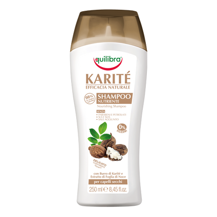 APS IMPORT-EXPORT Equilibra Naturale, szampon intensywnie odżywiający z masłem shea, 250 ml — Składniki i ocena
