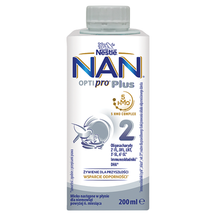 Mleko Nan OptiPro Plus 2, 200 ml - zdjęcie produktu