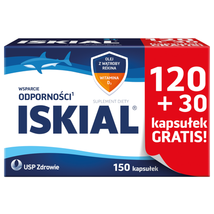 Iskial, 120 kapsułek + 30 kapsułek gratis - zdjęcie produktu