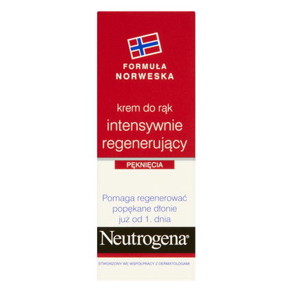 JOHNSON &amp; JOHNSON Neutrogena, krem do rąk intensywnie regenerujący, 15 ml — Składniki i ocena