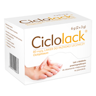 Ciclolack, 80 mg/g, lakier do paznokci leczniczy, 2 x 3 g