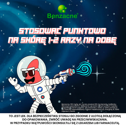 Benzacne, żel 10%, 20 g - Dorosły, Młodzież