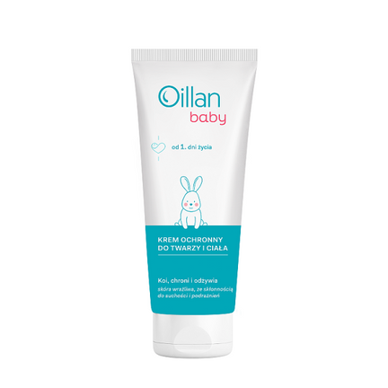 Oillan Baby Krem ochronny do twarzy i ciała, 75 ml - KREM