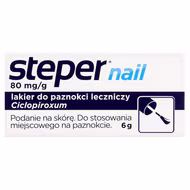 Steper nail, 80 mg/g, lakier do paznokci leczniczy, 6 g