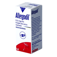 Allergodil 0,5 mg/ml, krople do oczu, roztwór, 6 ml