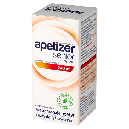 Apetizer Senior, syrop, 240 ml - SUPLEMENT DIETY