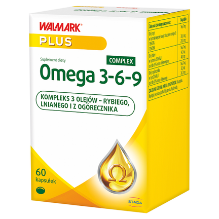 Omega 3-6-9 Complex, 60 kapsułek - SUPLEMENT DIETY