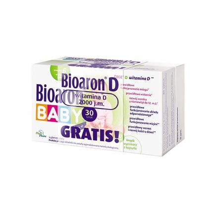 Bioaron Baby 6m+, 30 kapsułek twist-off + Witamina D3 - zdjęcie produktu