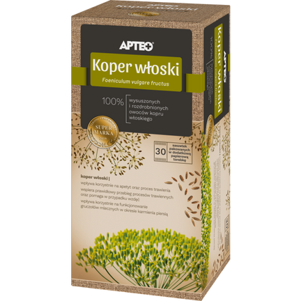Koper włoski APTEO, 30 saszetek - zdjęcie produktu