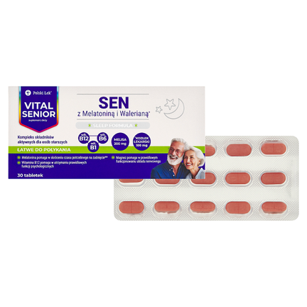 Vital Senior Sen, 30 tabletek - zdjęcie produktu