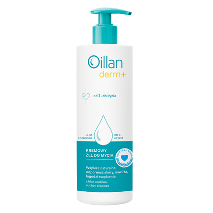 Oillan Derm+ Kremowy żel do mycia, 400 ml - zdjęcie produktu