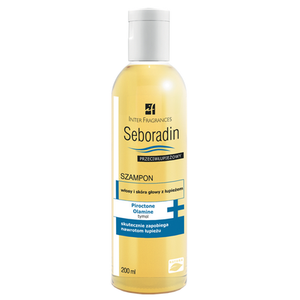 INTER-FRAGRANCES Seboradin, szampon przeciwłupieżowy z piroctone olamine + tymol, 200 ml — Składniki i ocena