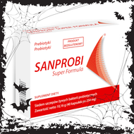 Sanprobi Super Formuła, probiotyk + prebiotyk, 40 kapsułek