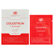 Colostrum z bananem Genactiv (Colostrigen), 30 saszetek