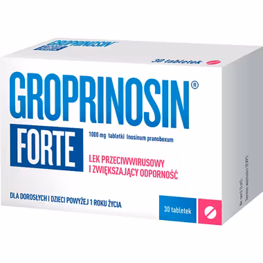 Groprinosin Forte 1000 mg, 30 tabletek