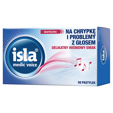 Isla Medic Voice, 50 pastylek - WYRÓB MEDYCZNY