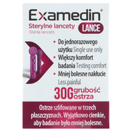 Lancet Examedin 30G, 25 sztuk