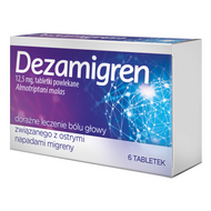 Dezamigren, 12,5 mg, 6 tabletek