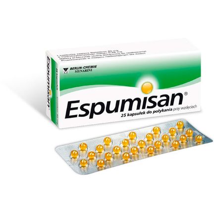 Espumisan 40 mg, 25 kapsułek - PRODUKT LECZNICZY NIEREFUNDOWANY OTC