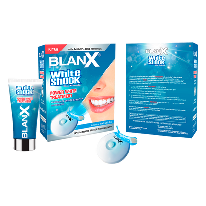 AB BERREN System BlanX White Shock 50 ml + łuk świetlny — Składniki i ocena