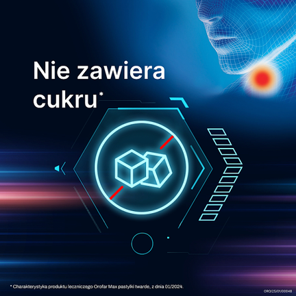 Orofar Max 2 mg + 1 mg, 30 tabletek do ssania - Odkażające, Przeciwbólowe, Łagodzące