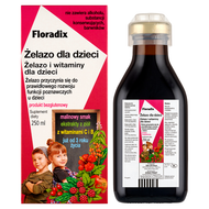 Floradix, Żelazo dla dzieci, płyn, 250 ml