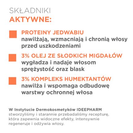 Idee Derm, maska odbudowująca do włosów wysokoporowatych, 200 ml - MASECZKA