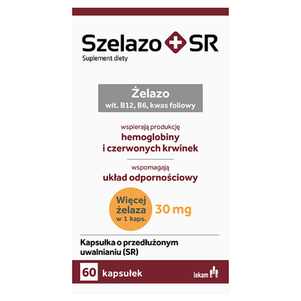 Szelazo + SR, 60 kapsułek  kapsułek o przedłużonym uwalnianiu - zdjęcie produktu