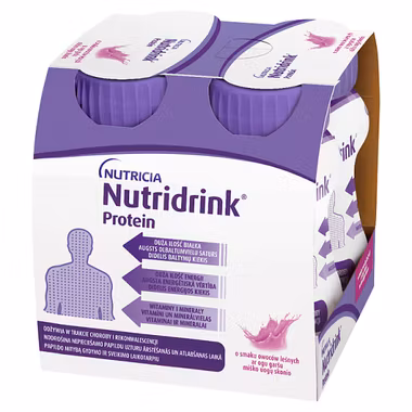 Nutridrink Protein, smak owoców leśnych, 4 x 125 ml
