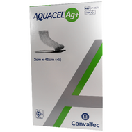 Opatrunek AQUACEL Ag +, 45 cm x 2 cm, 1 sztuka