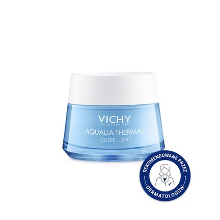Vichy Aqualia Thermal, lekki krem nawilżający do skóry suchej i normalnej, 50 ml - zdjęcie produktu