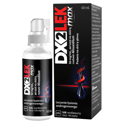 DX2LEK max, 50 mg/mL, aerozol na skórę, 60 ml - zdjęcie produktu