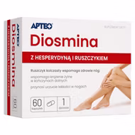 Diosmina z hesperydyną APTEO, 60 kapsułek
