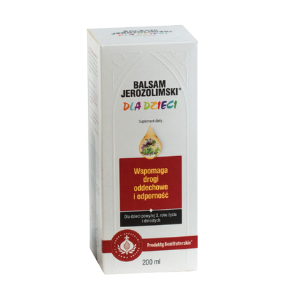 Balsam Jerozolimski dla dzieci, płyn, 200 ml - zdjęcie produktu