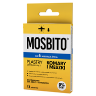Mosbito plastry odstraszające komary, 12 sztuk