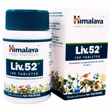 Liv. 52 Himalaya, 100 tabletek - zdjęcie produktu