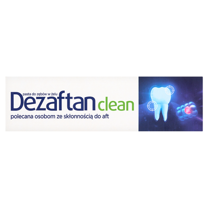 AFLOFARM Dezaftan Clean, pasta do zębów w żelu, 75 ml — Składniki i ocena