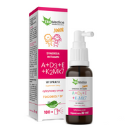 Witamina A + D3 + E + K2Mk7 JUNIOR, 30 ml