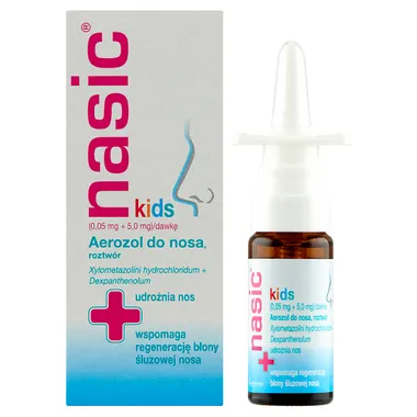 Nasic Kids, aerozol do nosa, 10 ml