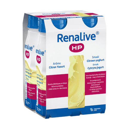 Renalive HP, cytryna-jogurt, 4 x 200 ml - zdjęcie produktu