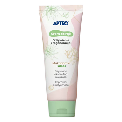 SYNOPTIS PHARMA Apteo Odżywienie i Regeneracja, krem do rąk, 75 ml — Składniki i ocena