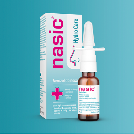 Nasic Hydro Care, aerozol do nosa, 15 ml - HALSA PHARMA