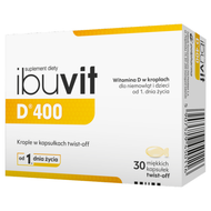 Ibuvit D 400, 30 kapsułek twist off