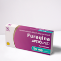 Furagina APTEO MED, 50 mg, 30 tabletek, produkt z krótką datą ważności - PRODUKT LECZNICZY NIEREFUNDOWANY OTC