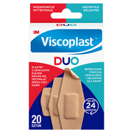 Viscoplast DUO, zestaw plastrów, 3 rozmiary, 20 sztuk