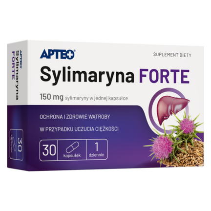 Sylimaryna Forte APTEO, 30 kapsułek - zdjęcie produktu