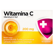 Witamina C 200 mg, 60 tabletek drażowanych