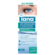 Iana All In One, płyn pielęgnacyjny do soczewek kontaktowych, 360 ml